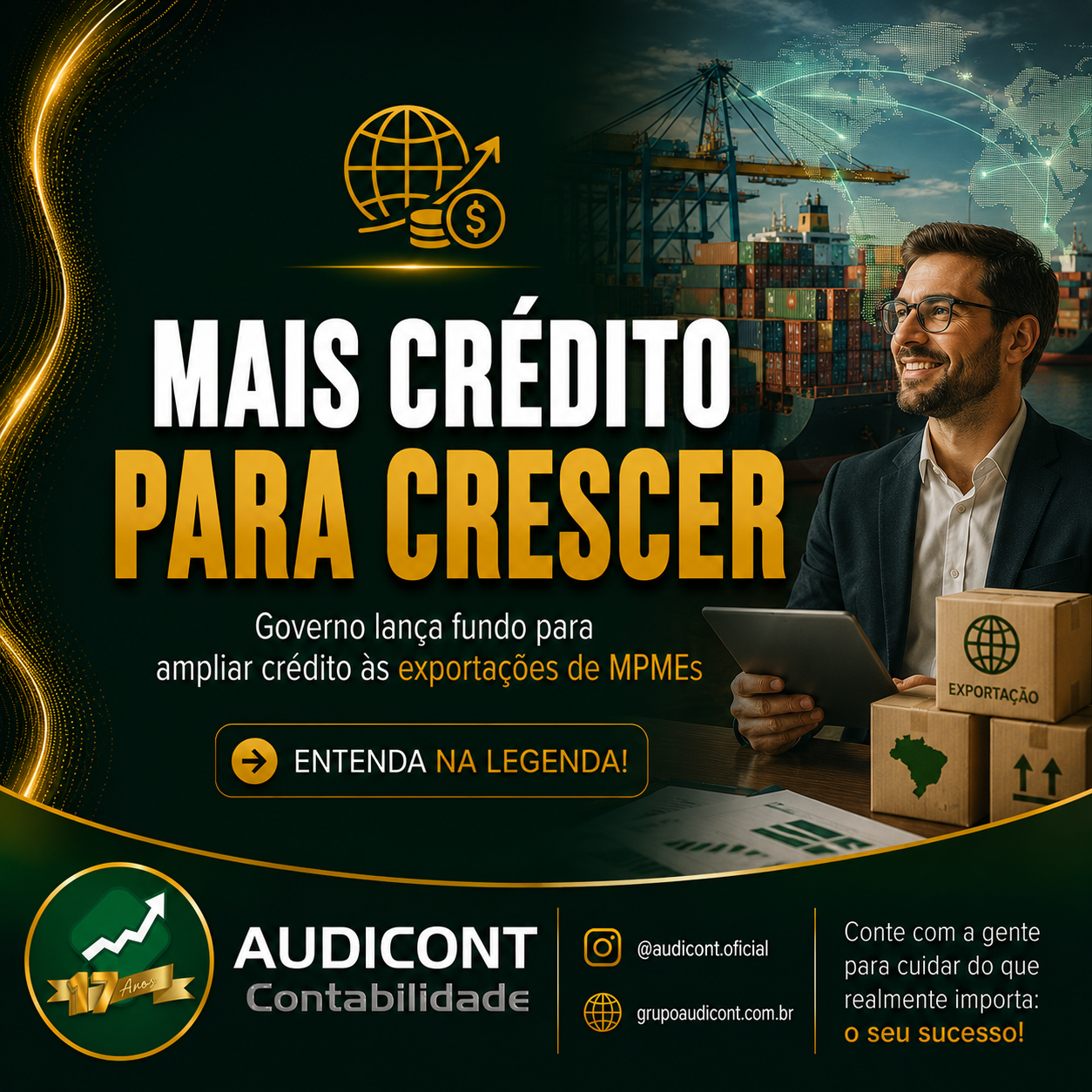 🌎 MAIS CRÉDITO PARA CRESCER