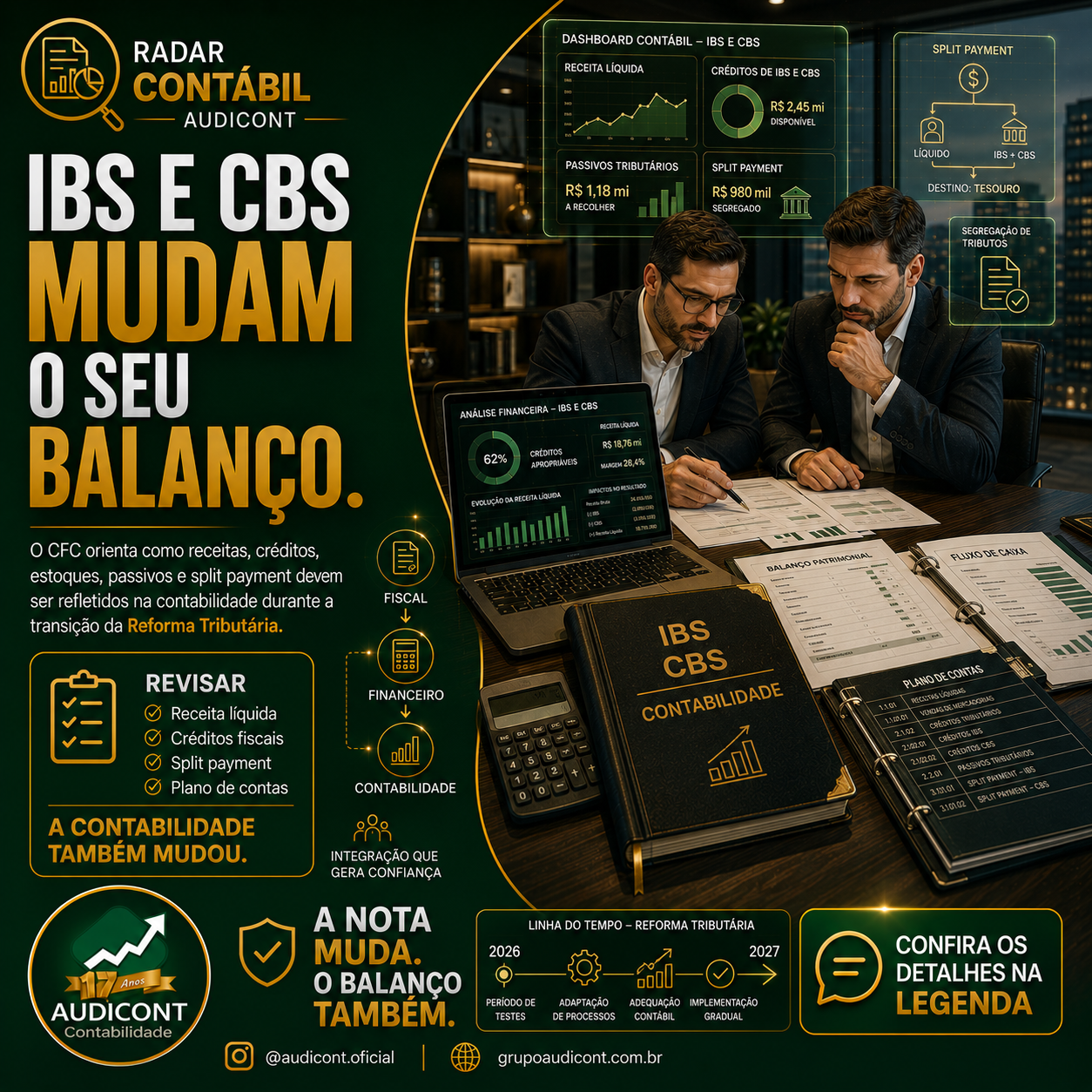 📊 CFC orienta como IBS e CBS devem aparecer na contabilidade durante a transição