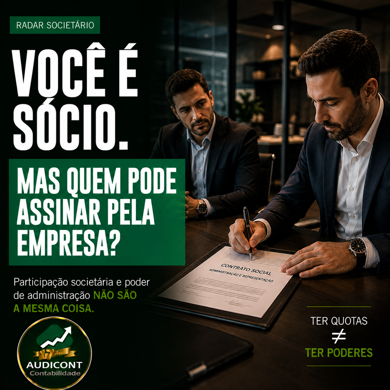 Quem deve administrar a empresa? O que definir antes de colocar um administrador no contrato social