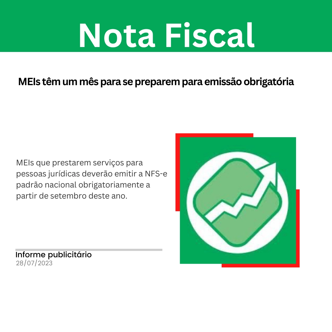 NFS-e padrão nacional: MEIs têm um mês para se preparem para emissão obrigatória