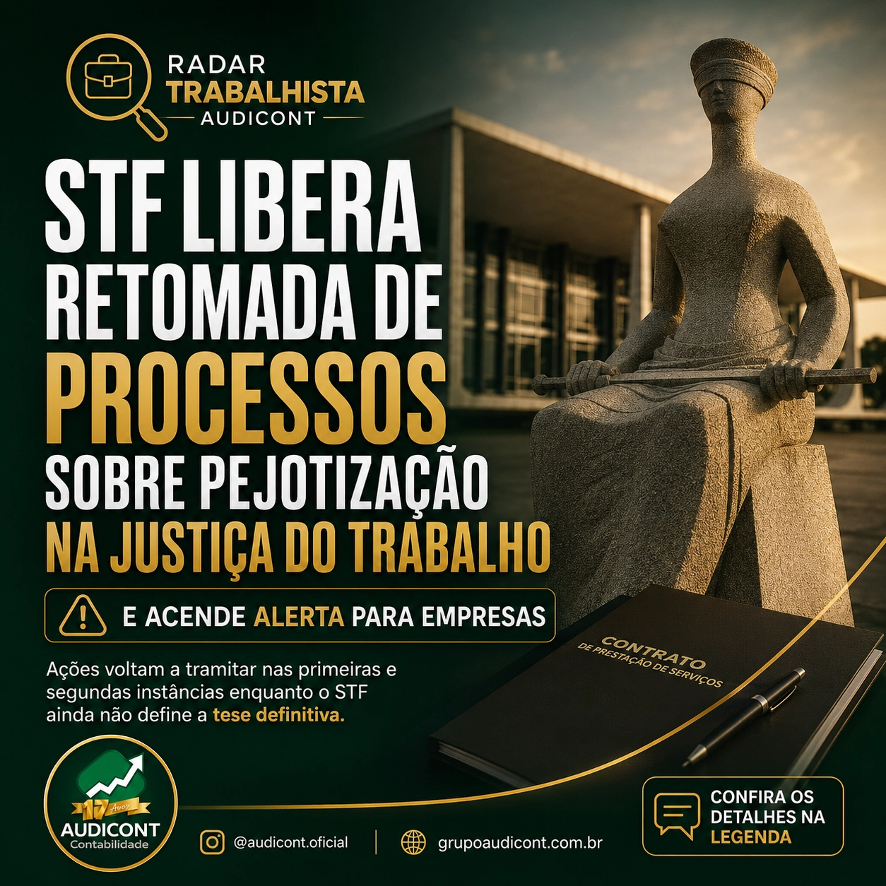🚨 Radar Trabalhista AUDICONT
